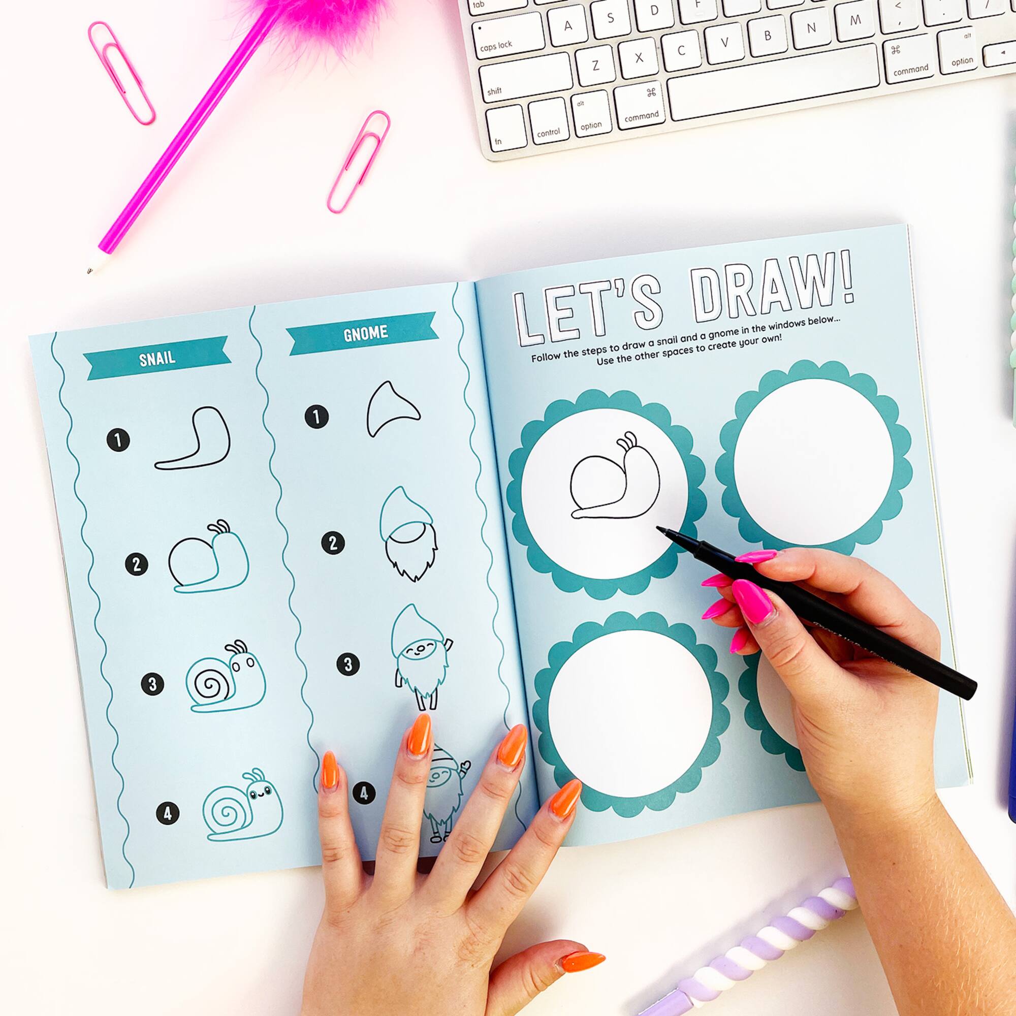 Pipsticks® Mini Draw-Along Fantasy Stickers